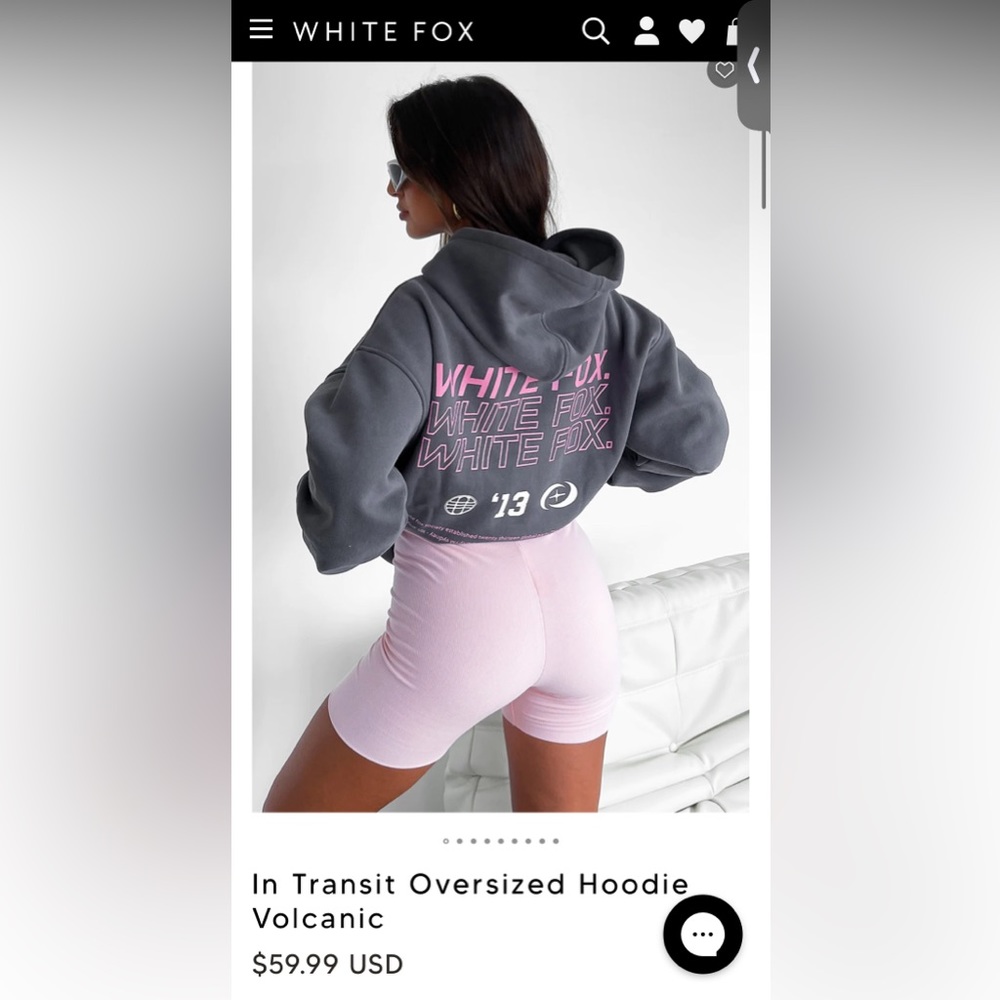 White Fox Boutique In Transit Oversize Hoodie